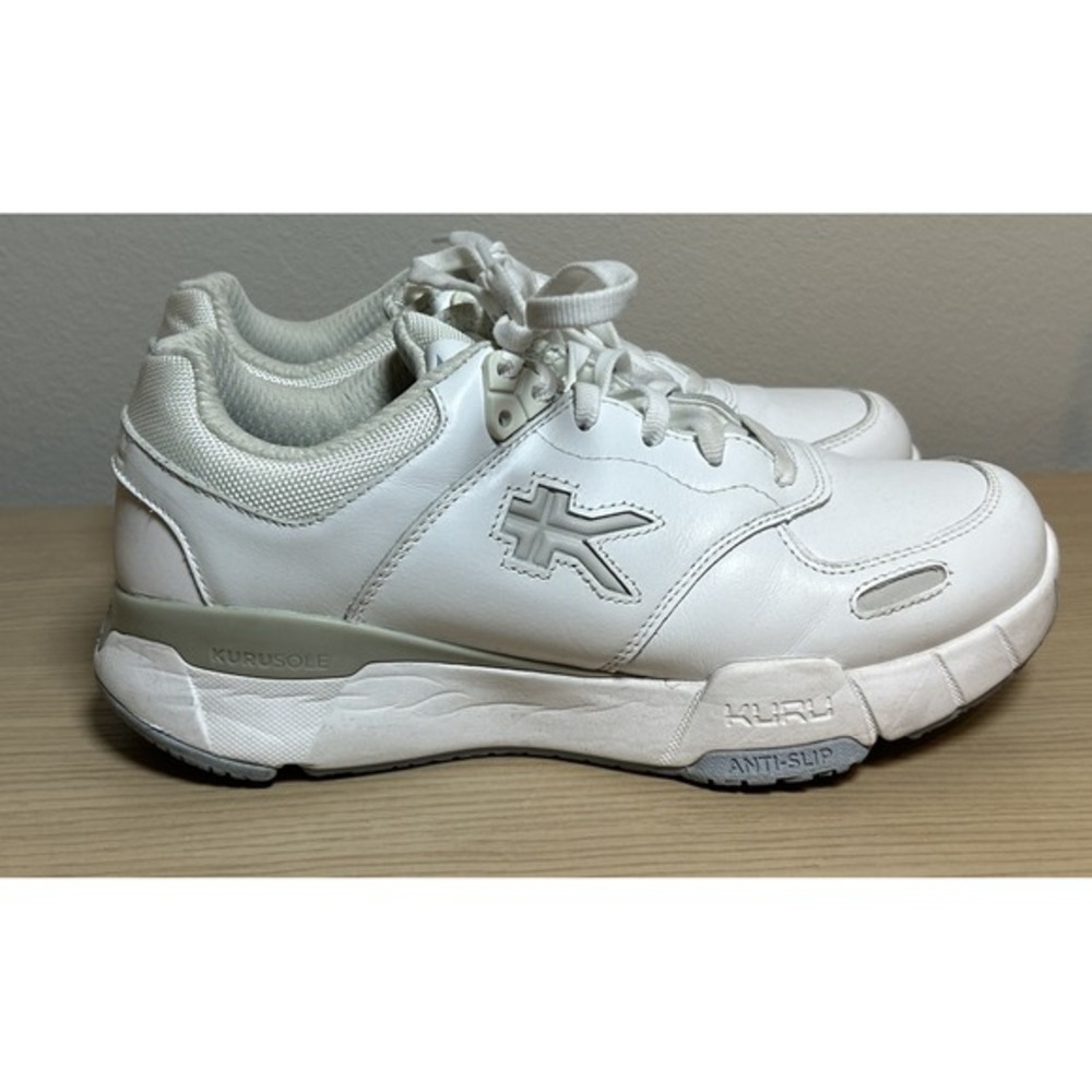 KURU Kinetic 2 Women Sneaker 8.5 White Anti Slip‎ Comfort Walking Standing Work - Picture 2 of 12